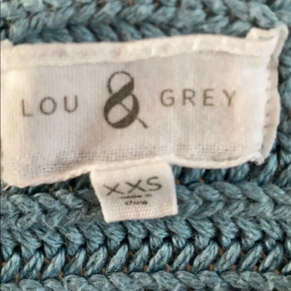 LOU & GREY Blue/Green Knitted Sweater